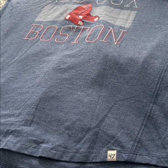 47 Women's Navy Red Sox Boston Tank Top - Picture 4 of 6